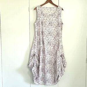 Patrioic 2x Sundress Shift 100% Cotton with Stars